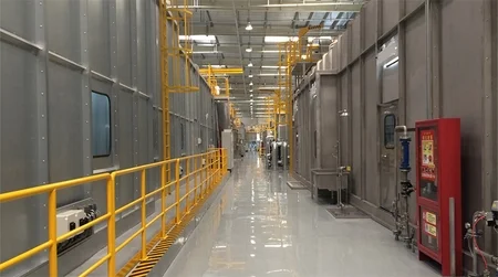 Second Level of Pretreatment and E-Coating System 