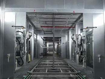 Spray Booth Interior