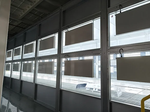 Enclosed Work Zone Structure