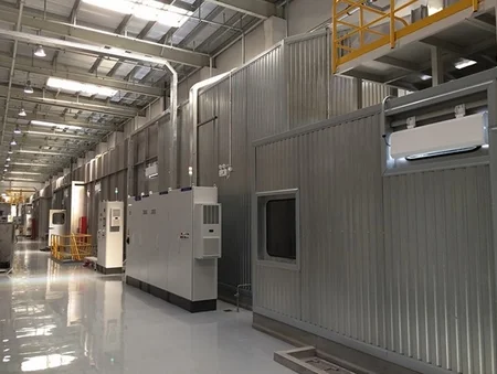 Phosphating Section Booth Structure