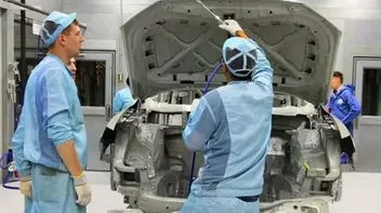 E-Coat Panel and Fixture Exchange Areas