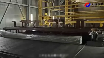 Chassis Parts Moving Between E-Coat Tanks