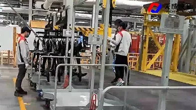 Chassis Parts Inspection and Unloading