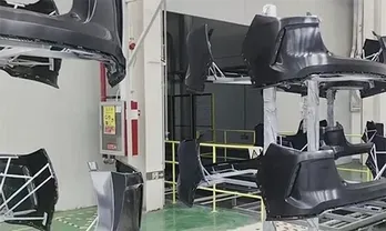 Inspection and Loading of Car Bumpers