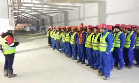 March 1, 2018: Installation crew officially arrived on-site and began installation work