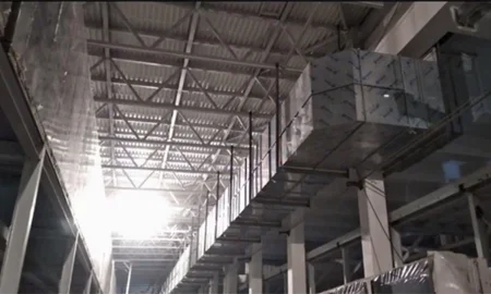 December 30, 2018: Main installation of paint shop process equipment completed