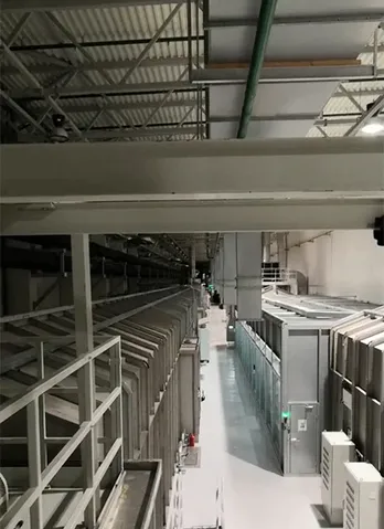 Panoramic View of the Pretreatment and E-Coating Booth Structure